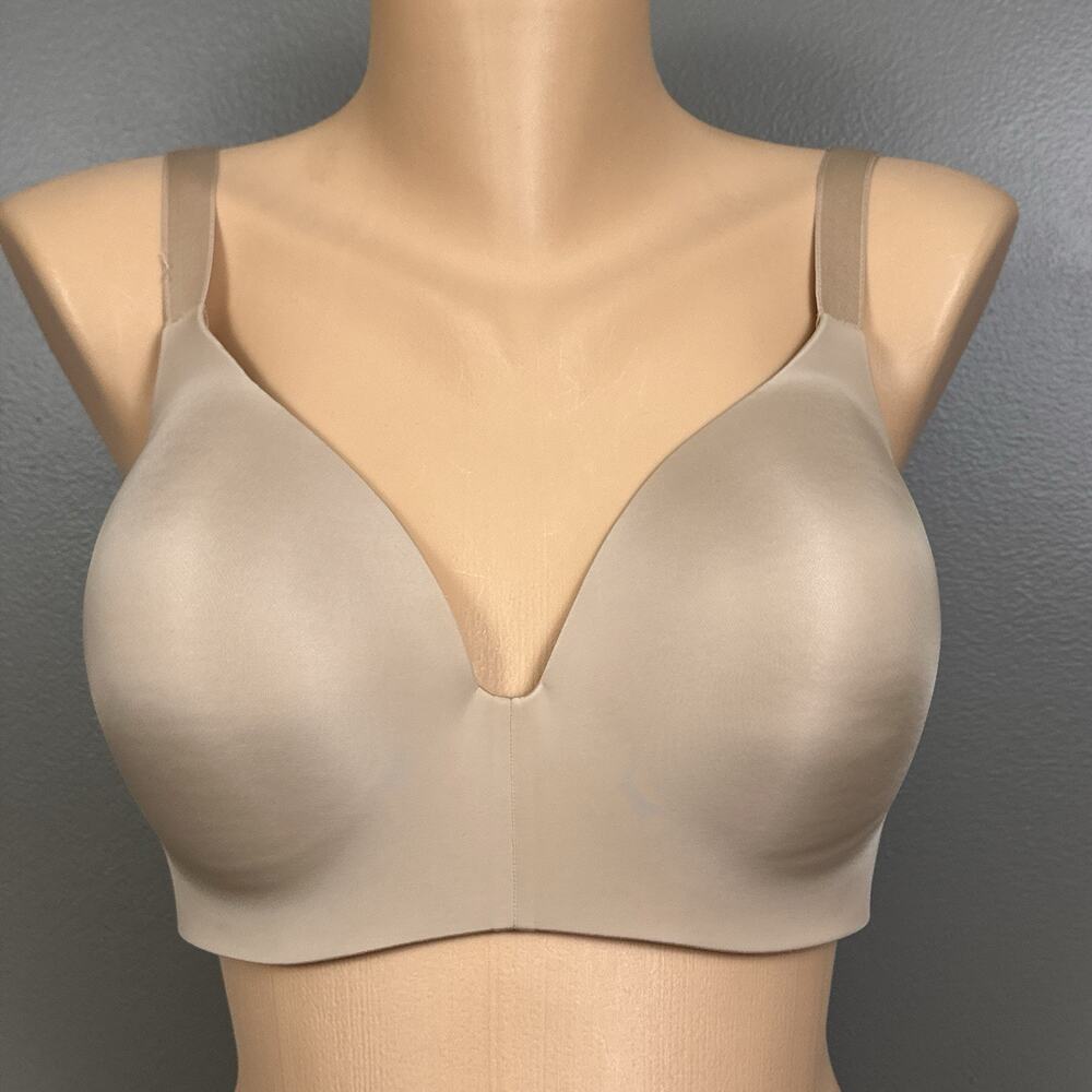 Triumph Body Make-Up Magic Wire WP Bra US Size 36DD Beige Lined Molded